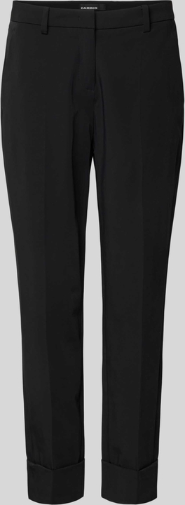 Czarne spodnie Cambio z bawełny
