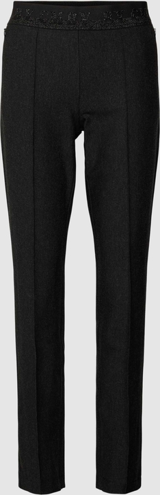Czarne spodnie Cambio z bawełny