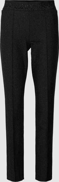 Czarne spodnie Cambio z bawełny w stylu casual