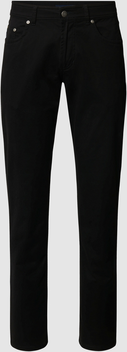 Czarne spodnie Christian Berg Men w stylu casual z bawełny