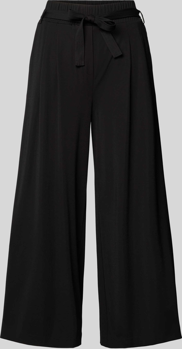 Czarne spodnie comma, w stylu retro