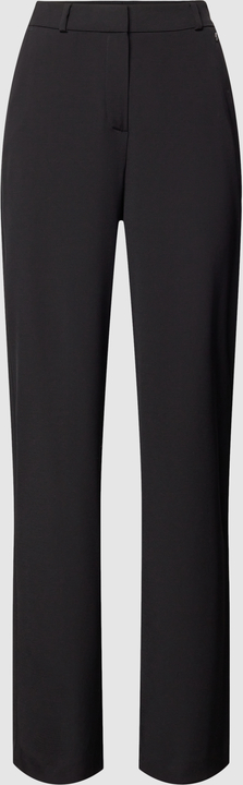 Czarne spodnie comma, w stylu retro