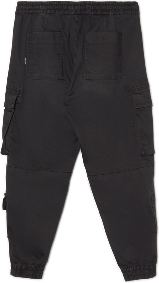 Czarne spodnie Cropp z jeansu w stylu casual
