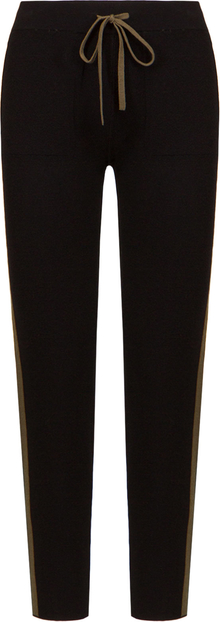Czarne spodnie Deha w stylu casual z tkaniny
