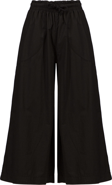 Czarne spodnie Deha w stylu retro z bawełny
