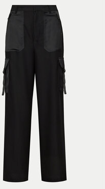 Czarne spodnie DKNY w stylu retro