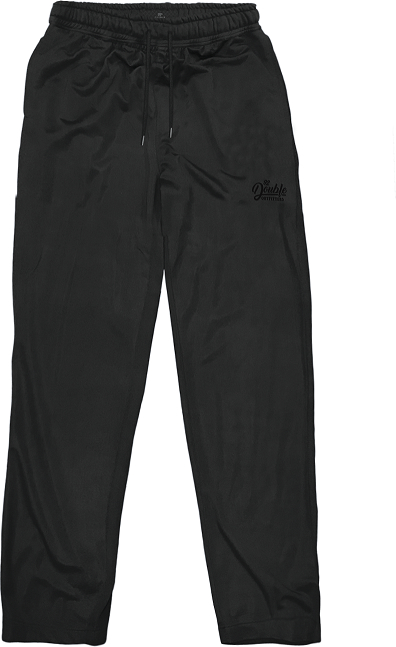 Czarne spodnie Double Urban Outfitters z bawełny