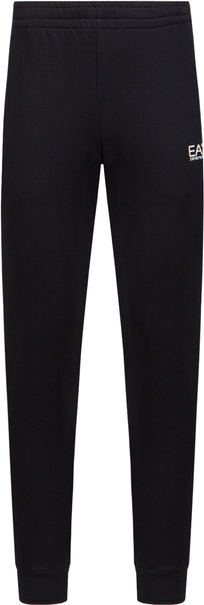 Czarne spodnie Emporio Armani z bawełny