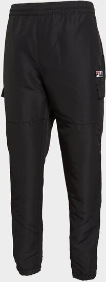 Czarne spodnie Fila w sportowym stylu z dresówki