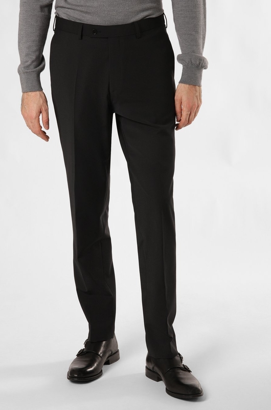 Czarne spodnie Finshley & Harding z wełny