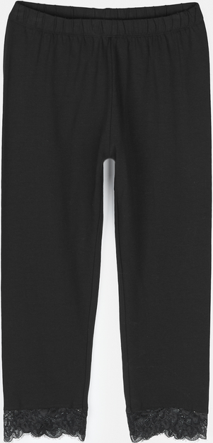 Czarne spodnie Gate w stylu casual z bawełny