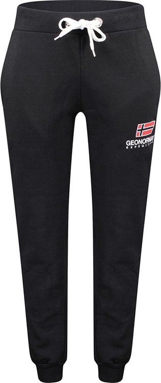 Czarne spodnie Geographical Norway w sportowym stylu