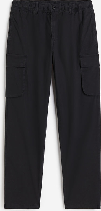 Czarne spodnie H & M w stylu klasycznym