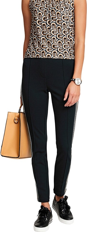 Czarne spodnie Heine w stylu casual