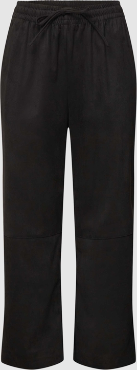 Czarne spodnie Herzensangelegenheit w stylu retro
