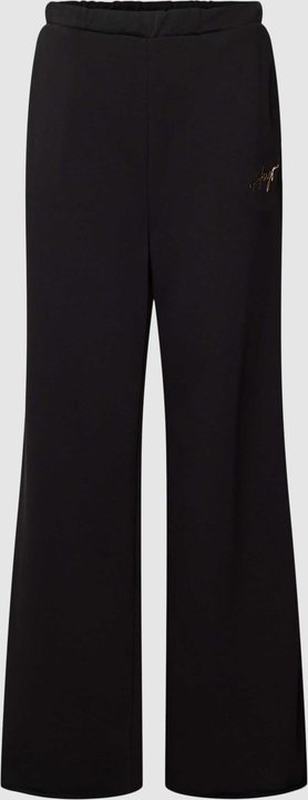 Czarne spodnie Hugo Boss w stylu retro