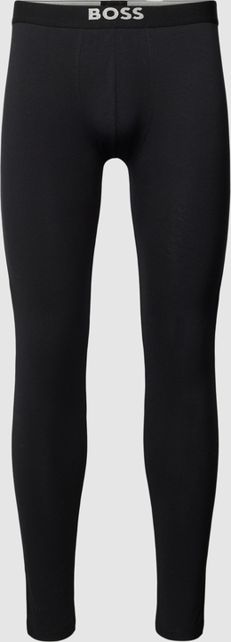 Czarne spodnie Hugo Boss z bawełny w sportowym stylu