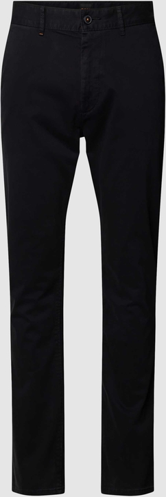 Czarne spodnie Hugo Boss z bawełny w stylu casual