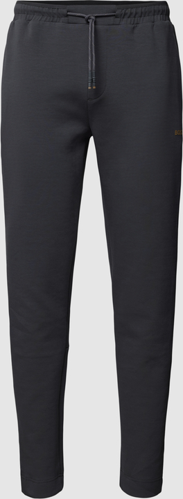 Czarne spodnie Hugo Boss z dresówki w sportowym stylu