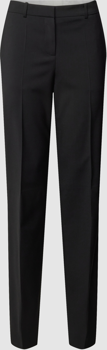Czarne spodnie Hugo Boss z wełny w stylu casual
