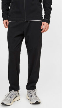 Czarne spodnie Jack & Jones w sportowym stylu z dresówki
