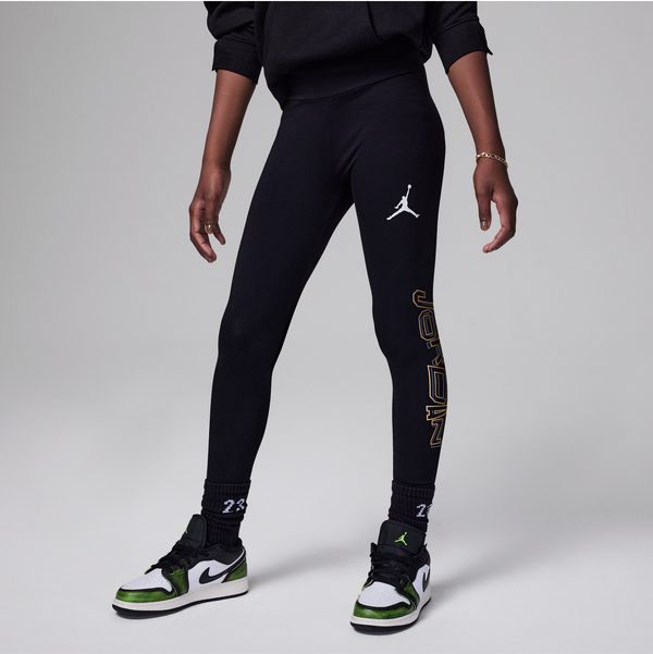 Czarne spodnie Jordan z tkaniny w sportowym stylu