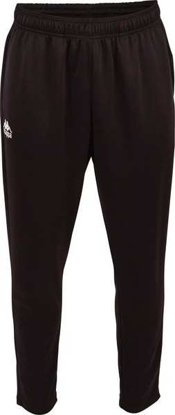 Czarne spodnie Kappa z tkaniny w sportowym stylu