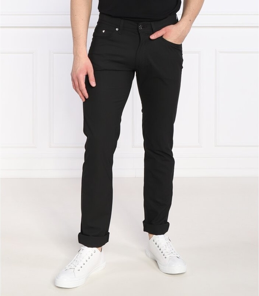 Czarne spodnie Karl Lagerfeld w stylu casual