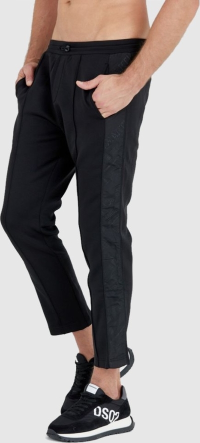 Czarne spodnie La Martina z bawełny