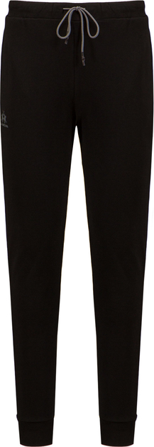 Czarne spodnie La Martina z bawełny w sportowym stylu