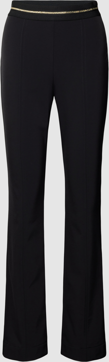 Czarne spodnie Marc Cain z bawełny w stylu retro