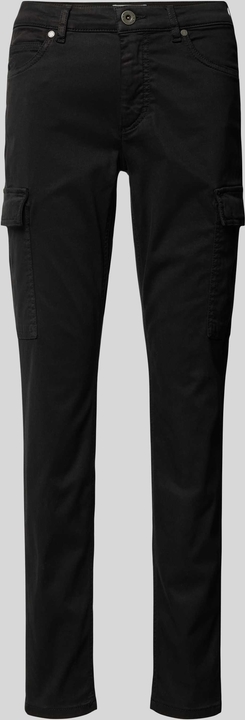 Czarne spodnie Marc O'Polo z bawełny