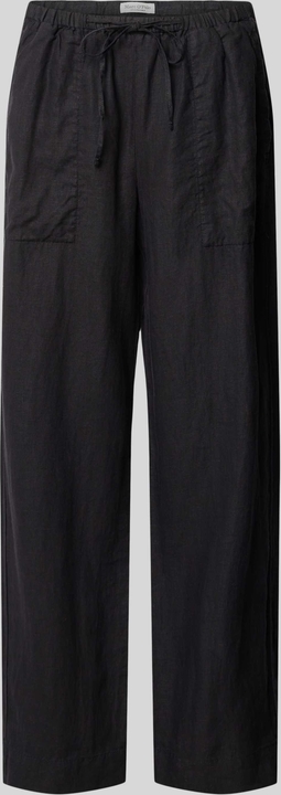 Czarne spodnie Marc O'Polo z bawełny w stylu retro