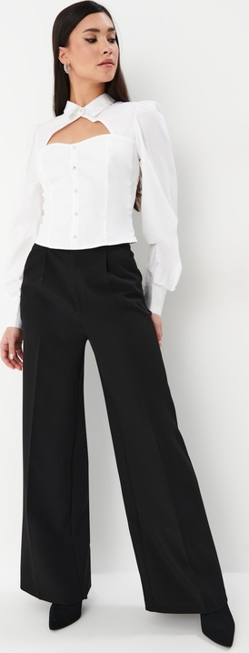 Czarne spodnie Mohito w stylu retro