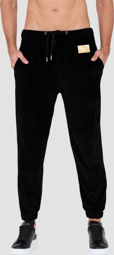 Czarne spodnie Moschino