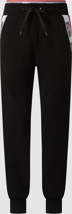 Czarne spodnie Moschino z dresówki