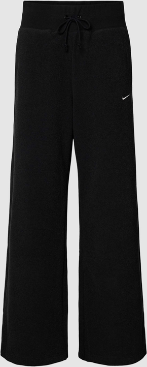 Czarne spodnie Nike w stylu retro z dresówki