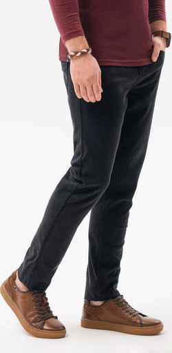Czarne spodnie Ombre w stylu casual
