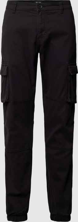 Czarne spodnie Only & Sons w stylu casual z bawełny