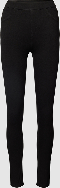 Czarne spodnie Peek&Cloppenburg w sportowym stylu z bawełny