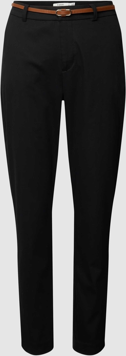 Czarne spodnie Peek&Cloppenburg w stylu casual z bawełny