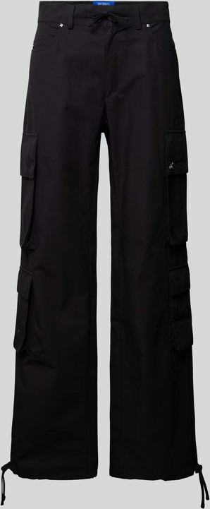 Czarne spodnie Pequs w stylu casual z bawełny