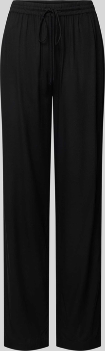 Czarne spodnie Pieces w stylu retro