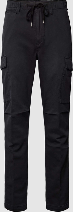 Czarne spodnie POLO RALPH LAUREN w sportowym stylu z bawełny