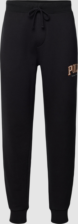 Czarne spodnie POLO RALPH LAUREN w sportowym stylu z dresówki