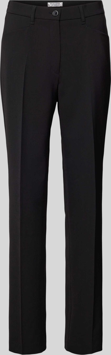 Czarne spodnie Raphaela By Brax z wełny w stylu retro