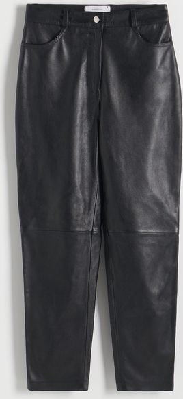 Czarne spodnie Reserved w rockowym stylu