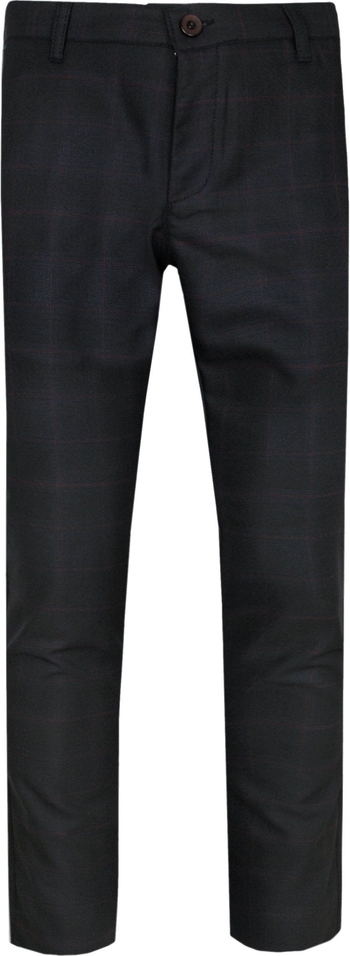 Czarne spodnie Rigon z tkaniny w stylu casual