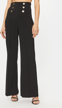 Czarne spodnie Rinascimento w stylu retro