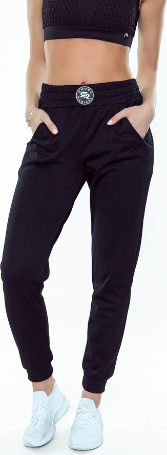 Czarne spodnie Rough Radical w sportowym stylu z tkaniny